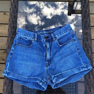 Denim shorts